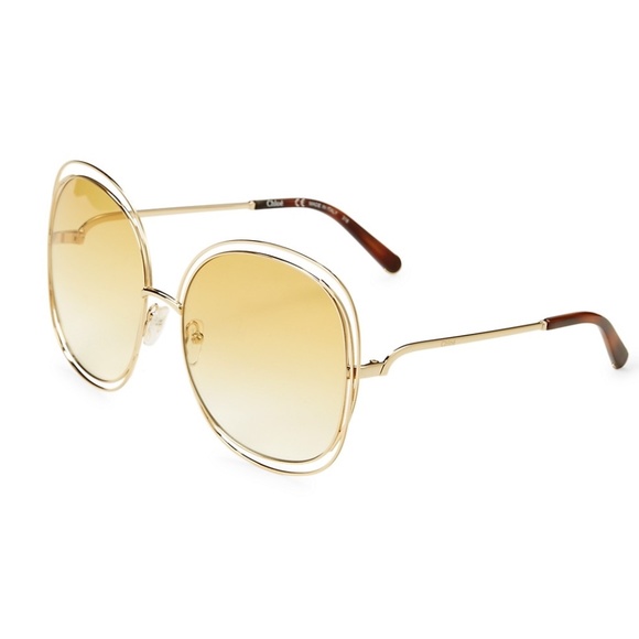 NWT~Chloé~62MM 13106004 Oversized Sunglasses